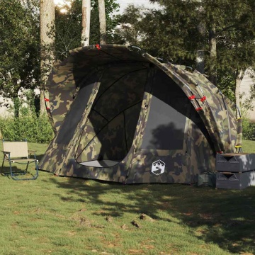 Cort de pescuit pentru 5 persoane, camuflaj, impermeabil - Img 3