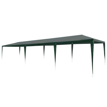 Cort de petrecere, verde, 3 x 9 m, PE - Img 1