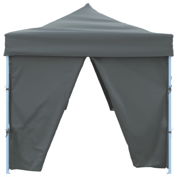 Cort petrecere pliabil cu 8 pereți laterali, antracit, 3 x 9 m - Img 8