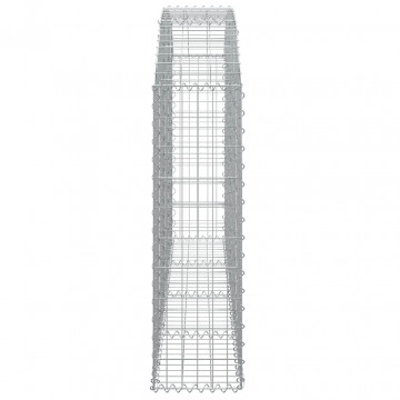 Coș gabion arcuit 200x30x100/120 cm fier galvanizat - Img 4