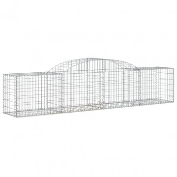 Coș gabion arcuit, 300x50x60/80 cm, fier galvanizat - Img 2