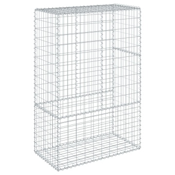Coș gabion cu capac, 100x50x150 cm, fier galvanizat - Img 7