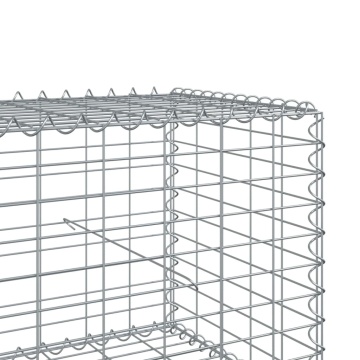 Coș gabion cu capac, 300x50x50 cm, fier galvanizat - Img 5