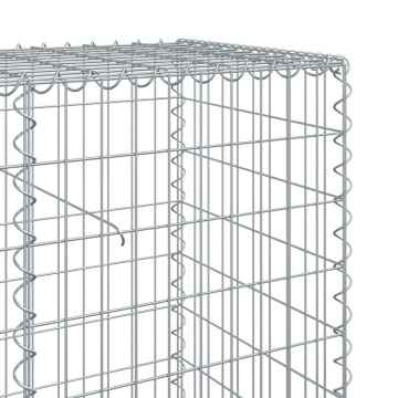 Coș gabion cu capac, 400x50x100 cm, fier galvanizat - Img 5