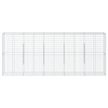 Coș gabion cu capac, 500x50x200 cm, fier galvanizat - Img 3