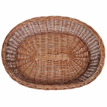 Coș pentru câini/Pat pentru animale de casă, 90 cm, răchită - Img 4