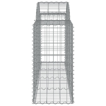 Coșuri gabion arcuite 12 buc, 200x50x80/100 cm, fier galvanizat - Img 6