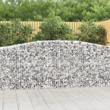 Coșuri gabion arcuite 3 buc, 400x50x100/120 cm fier galvanizat - Img 1