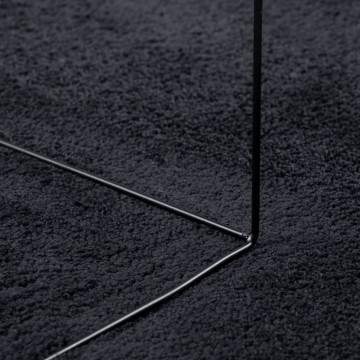 Covor „OVIEDO”, fire scurte, negru, 100x200 cm - Img 7