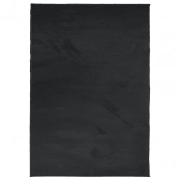 Covor „OVIEDO”, fire scurte, negru, 200x280 cm - Img 2