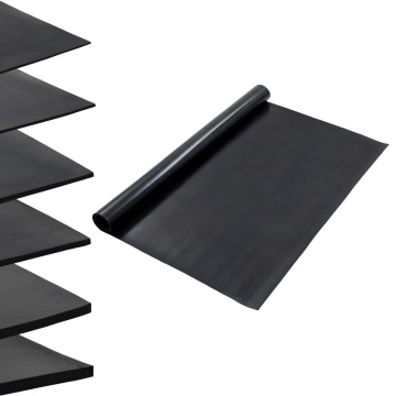 Covor de cauciuc anti-alunecare, 1,2 x 2 m, 2 mm, neted - Img 1