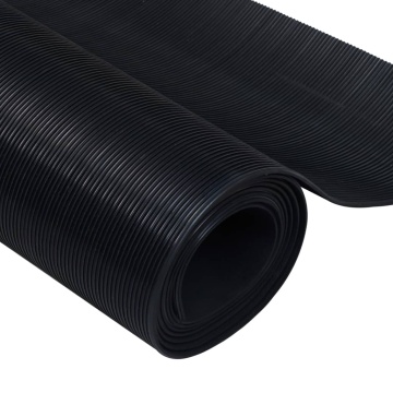 Covor de cauciuc anti-alunecare, 1,5 x 2 m, 3 mm, nervuri fine - Img 4