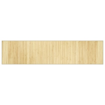 Covor dreptunghiular, natural deschis, 70x300 cm, bambus - Img 2