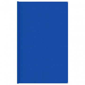 Covor pentru cort, albastru, 400x400 cm, HDPE - Img 1