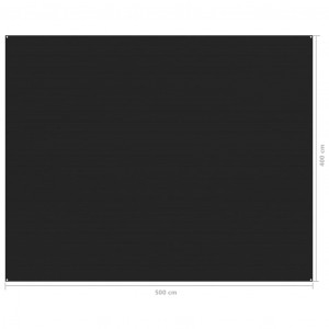 Covor pentru cort, negru, 400x500 cm - Img 4