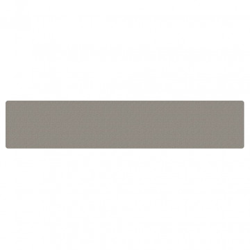 Covor traversă cu aspect sisal, argintiu, 80x400 cm - Img 3