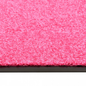 Covoraș de ușă lavabil, roz, 60 x 90 cm - Img 6