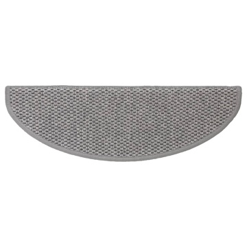 Covorașe autoadezive scări, 15 buc., argintiu, 65x21x4cm, sisal - Img 5