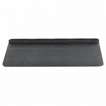 Covorașe scări autoadezive, 15 buc., antracit, 65x24,5x3,5 cm - Img 5