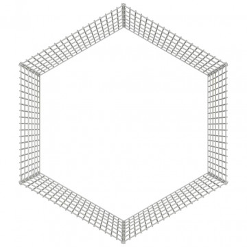 Cușcă pentru iepuri, 6 panouri, 54x60 cm, fier galvanizat - Img 6