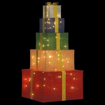 Cutie cadou pentru decorațiuni de Crăciun 250 LED-uri alb cald - Img 5