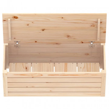 Cutie de depozitare, 89x36,5x33 cm, lemn masiv de pin - Img 7