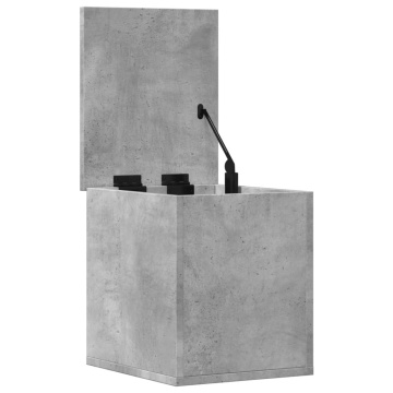 Cutie de depozitare, gri beton, 30x35x35 cm, lemn prelucrat - Img 6
