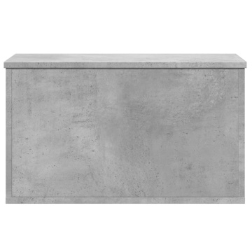 Cutie de depozitare, gri beton, 60x35x35 cm, lemn prelucrat - Img 4