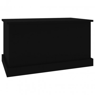 Cutie de depozitare, negru, 70x40x38 cm, lemn prelucrat - Img 8