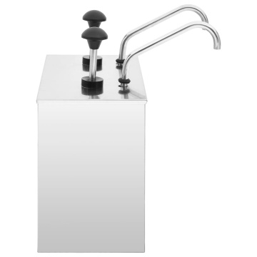 Dozator de sos, 2 x 3,5 L, oțel inoxidabil - Img 3