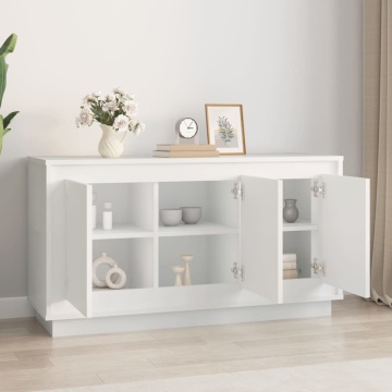 Dulap, alb, 102x35x55 cm, lemn prelucrat - Img 3