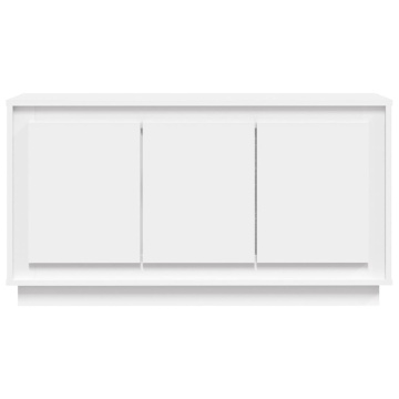 Dulap, alb, 102x35x55 cm, lemn prelucrat - Img 8