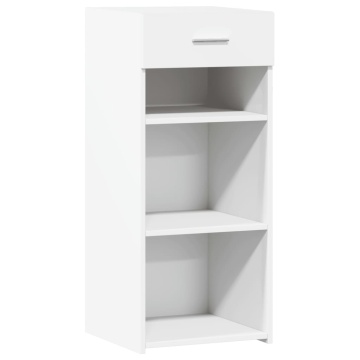 Dulap, alb, 40x42,5x93 cm, lemn prelucrat - Img 2