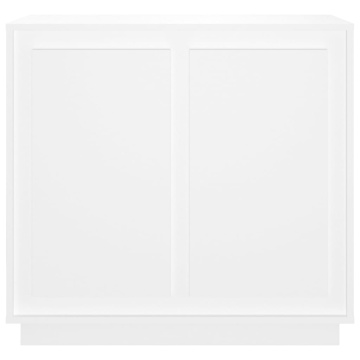 Dulap, alb, 80x34x75 cm, lemn prelucrat - Img 8