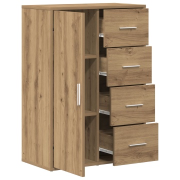 Dulap Artisan Stejar 60x31x84 cm Lemn prelucrat - Img 2