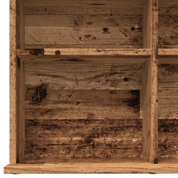 Dulap CD-uri, lemn vechi, 100x23x89,5 cm, lemn prelucrat - Img 6