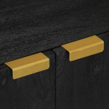 Dulap chiuveta de baie, negru, 62x33x58 cm, lemn prelucrat - Img 6