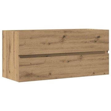 Dulap chiuvetă, stejar artizanal, 100x38,5x45 cm lemn prelucrat - Img 2