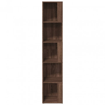 Dulap colțar, stejar maro, 33x33x164,5 cm, lemn prelucrat - Img 4