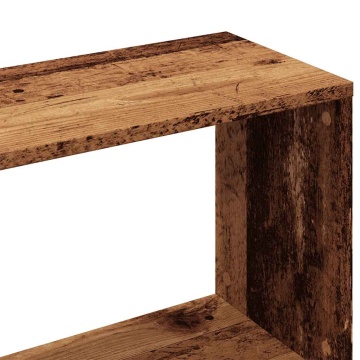 Dulap cu cărți din lemn vechi 80x24x96 cm lemn prelucrat - Img 6