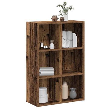 Dulap cu cărți/Dulfrag lemn vechi 66x30x98 cm lemn prelucrat - Img 1