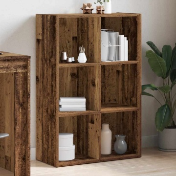 Dulap cu cărți/Dulfrag lemn vechi 66x30x98 cm lemn prelucrat - Img 4