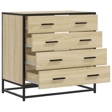 Dulap cu sertare, stejar sonoma, 70x41x70 cm, lemn compozit - Img 8