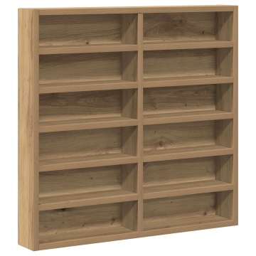 Dulap cu vitrină, stejar artizanal 60x8,5x58 cm lemn prelucrat - Img 2