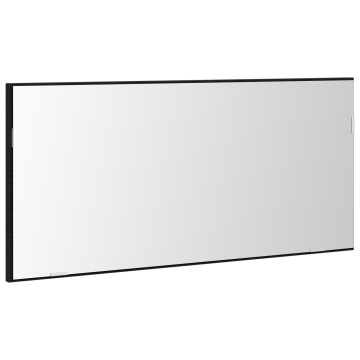 Dulap de baie cu oglindă și iluminare LED Stejar Negru 80x37 cm - Img 2