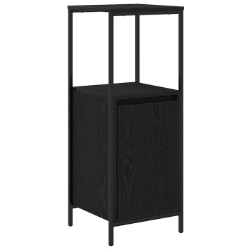Dulap de baie cu rafturi Stejar negru 36x35x95 cm - Img 2