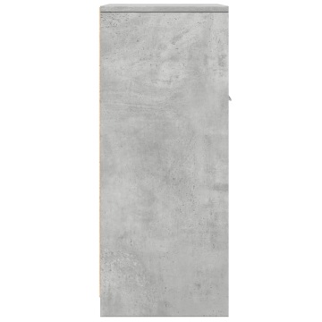 Dulap de baie, gri beton, 60 x 33 x 80 cm, PAL - Img 8
