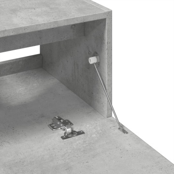 Dulap de chiuvetă, gri beton, 59x37x59 cm, lemn prelucrat - Img 7
