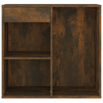 Dulap de cosmetice, stejar fumuriu, 80x40x75 cm, lemn prelucrat - Img 4