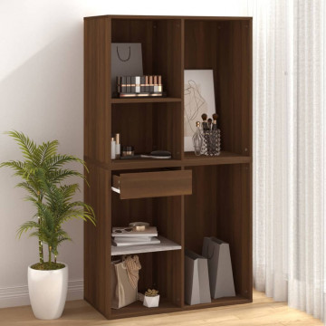 Dulap de cosmetice, stejar maro, 80x40x75 cm, lemn prelucrat - Img 6